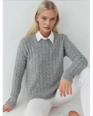 Hiccup Pullover Pullover - Grau
