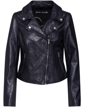 Freaky Nation Lederjacke 'Bali' - Blau