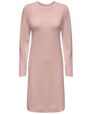 ONLY Strickkleid - Pink