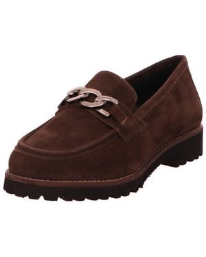 Sioux Mokassin Komfort Slipper Damen 67765 Echtleder - Braun
