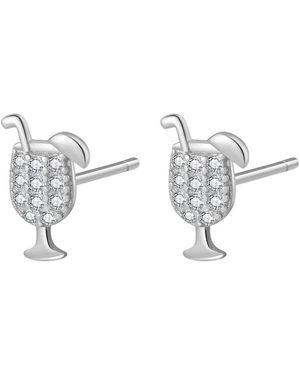 Hey Happiness Ohrringe Cheers Charm - Mettallic