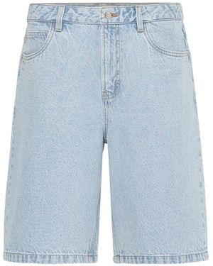 Solid Jeansshorts Sdomid - Blau
