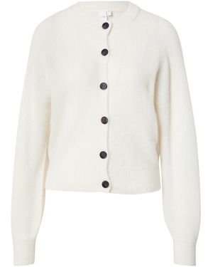Y.A.S Strickjacke Johi - Weiß