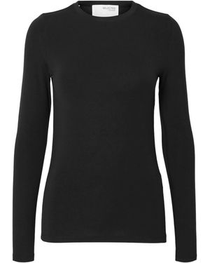 SELECTED Shirt Slfmanja - Schwarz