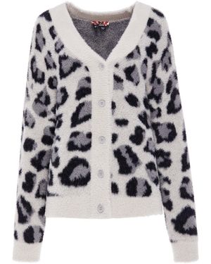 myMo ROCKS Strickjacke - Weiß