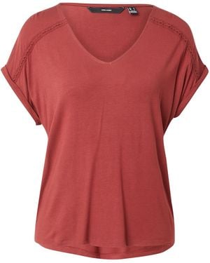 Vero Moda T-Shirt 'Vmvanessa' - Rot