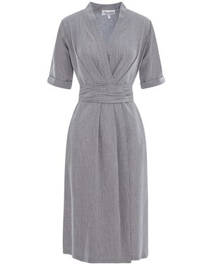 Couture De Marie Kleid Wrap Design Dress Light Isabella - Grau