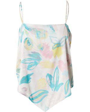 ABOUT YOU x Laura Giurcanu Top 'Alva' - Blau