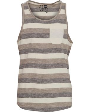 Solid Tanktop Whicco Mit Brusttasche - Grau
