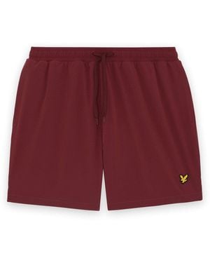 Lyle & Scott Badeshorts - Rot