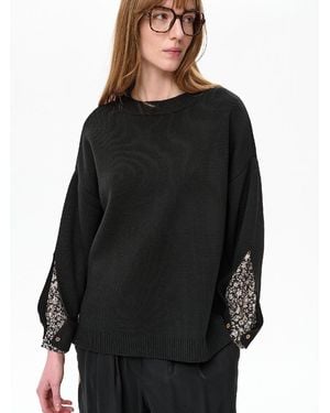 Blue Shadow Pullover - Schwarz