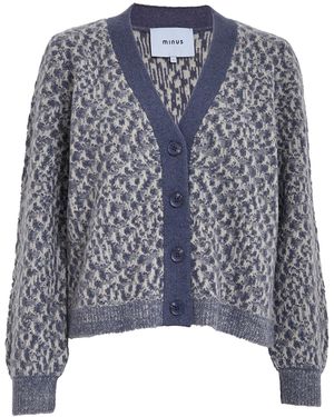 Minus Strickjacke Matilda - Blau