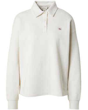 Calvin Klein Sweatshirt - Weiß
