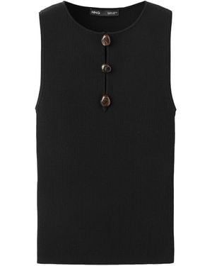 Mango Stricktop Lagarta - Schwarz