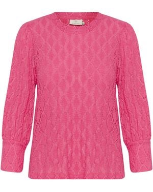 Kaffe Bluse 'Tio' - Pink