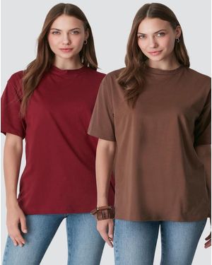 C&City T-Shirt - Rot