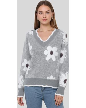 LAPA PLUS Pullover Tops - Grau