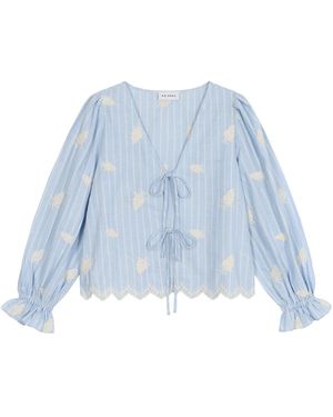 Oh April Bluse Ninon - Blau