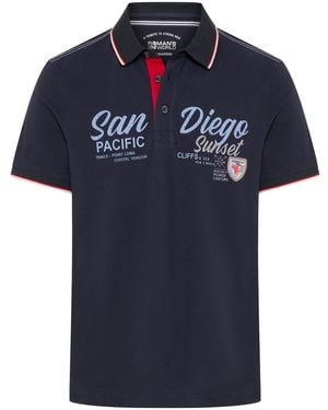 Man's World World Shirt - Blau