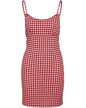 Noisy May Sommerkleid Damen Freizeitkleid - Rot