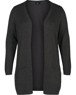 Zizzi Strickjacke Carrie - Schwarz