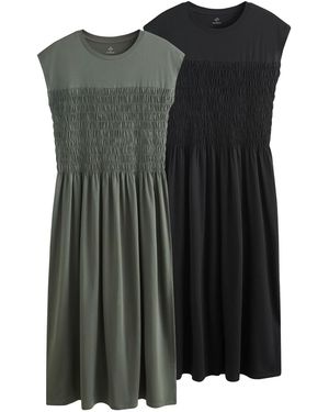 The Set Kleid - Schwarz