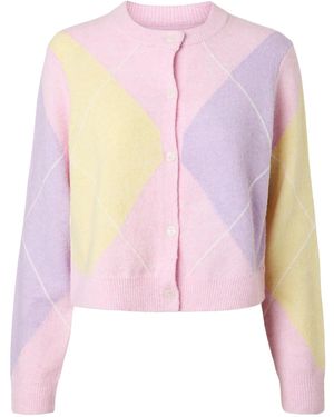Pieces Strickjacke Pcsally - Pink