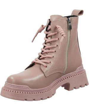 ILC Schnürstiefelette - Pink