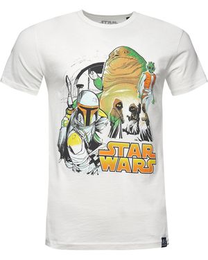 Re:Covered T-Shirt Star Wars Jaba Group - Grau