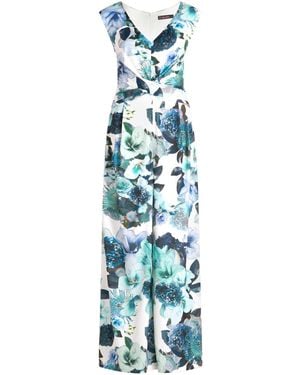 Vera Mont Jumpsuit Mit Raffung - Blau