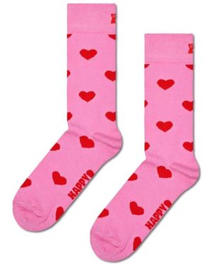 Happy Socks Socken Heart Sock - Pink