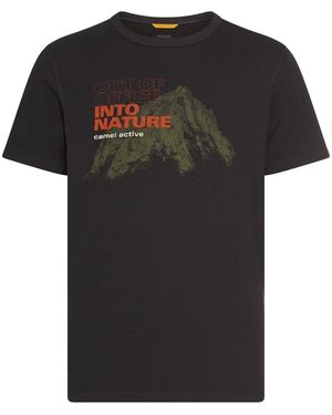 Camel Active T-Shirt - Schwarz