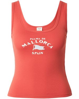 Abercrombie & Fitch Top Coastal Mallorca - Rot