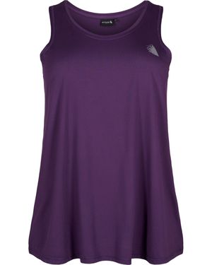 Active By Zizzi Sporttop 'Abasic' - Lila