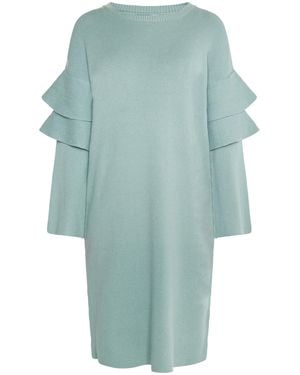 usha WHITE LABEL Strickkleid - Blau
