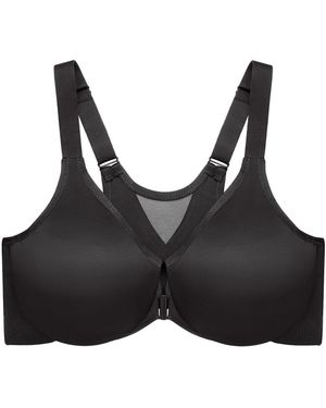 Glamorise Wonderwire-Rückenstütz-Bh - Schwarz
