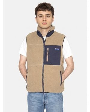 Penfield Weste Mattawa Vest Chinchilla - Blau
