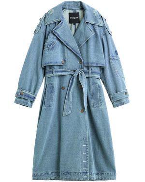 Desigual Mantel - Blau
