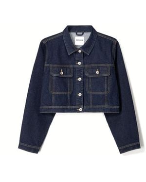 Bershka Jacke - Blau