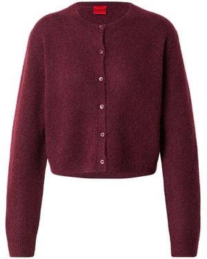 HUGO Strickjacke Sfebra - Rot