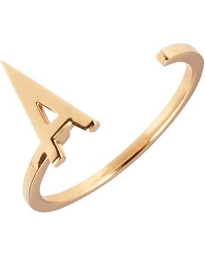 Design Letters Ring - Weiß