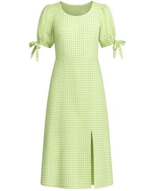 For You Moda Kleid - Grün