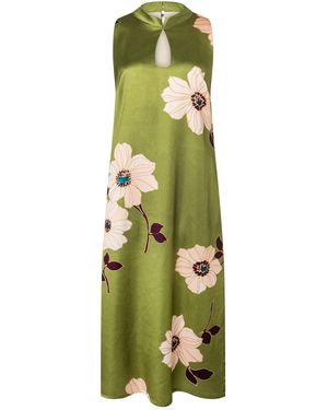 Ana Alcazar Kleid Delis - Grün