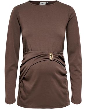 ONLY Shirt Olmevalyn - Braun