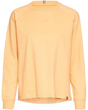 Camel Active Langarmshirt Aus Reiner Baumwolle - Orange