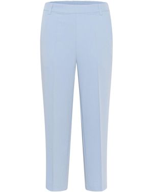 Kaffe Bügelfaltenhose 'Sakura' - Blau