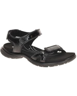 Ecco Sandale Offroad Roam Damen Sandale Lack 853333 - Schwarz