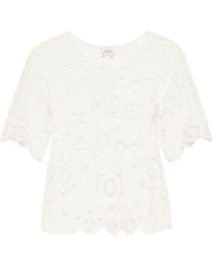 Usha FESTIVAL Bluse 'Fashion Look' - Weiß