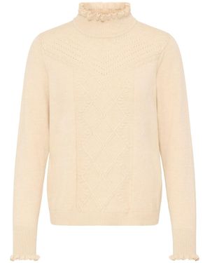 Oxmo Pullover Oxbmmnera Oneck - Weiß