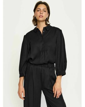 SOFT REBELS Bluse Stormy - Schwarz